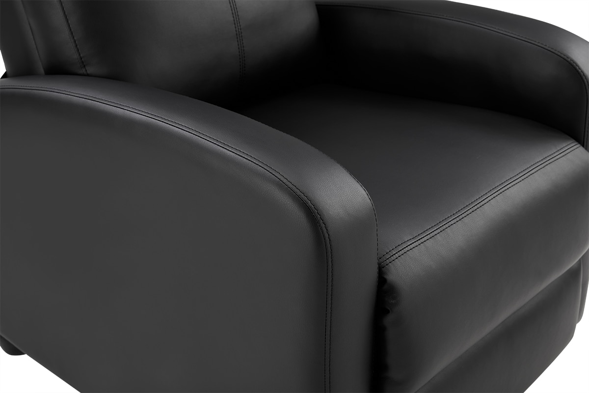 Comfortable Single-Seat Manual Recliner Chair | PU Leather Upholstery | Perfect For Small Spaces_voghion.com
